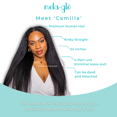 'Camilla' V-Part Unit - Mela-Glo Beauty